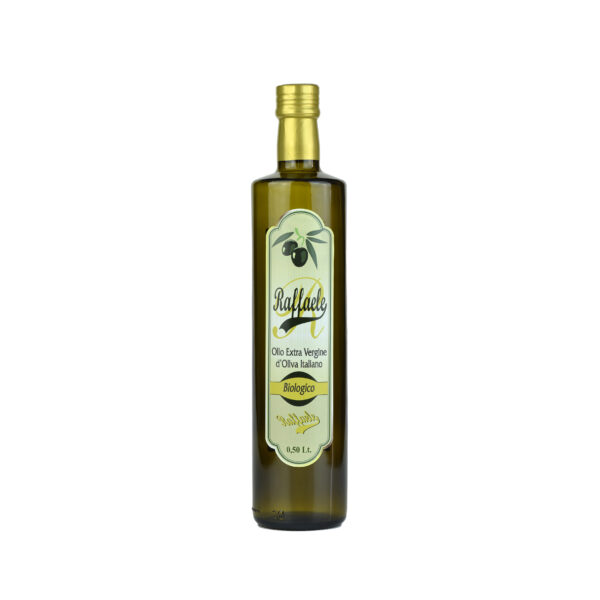 Olio extravergine di oliva biologico Raffaele da 0,500 LT